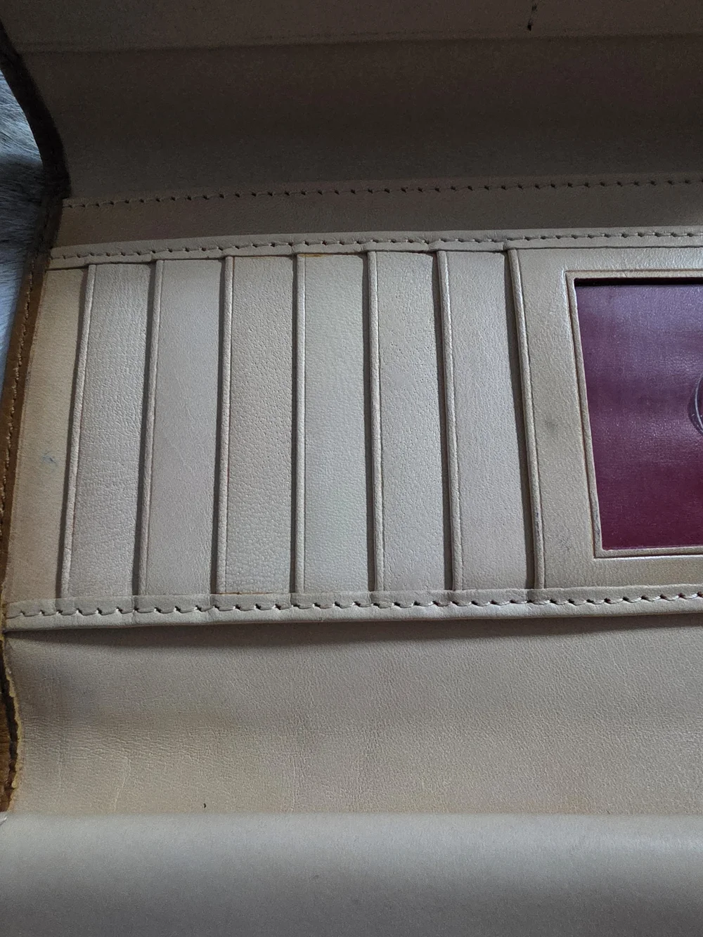 Dooney & Bourke Tan Leather Continental Wallet